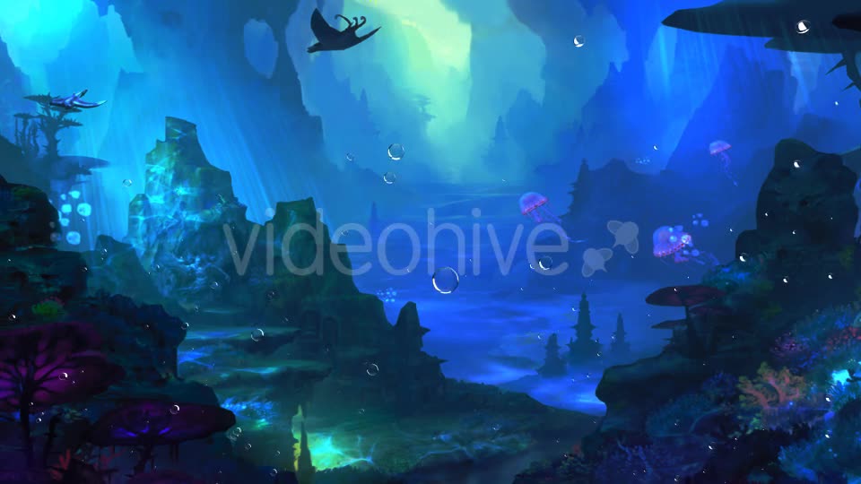 Underwater Atmospheric Bubbles V2 Videohive 19372985 Motion Graphics Image 1