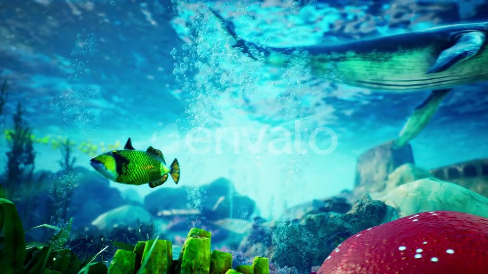 Underwater Blue World 1 Videohive 23095146 Motion Graphics Image 6
