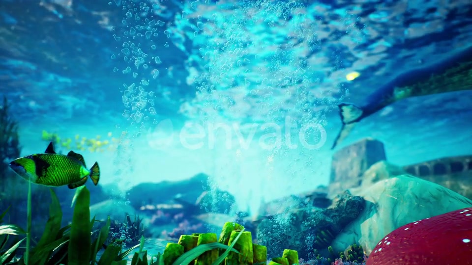 Underwater Blue World 1 Videohive 23095146 Motion Graphics Image 7