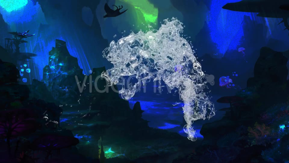 UnderWater Rise Splashes Videohive 19450086 Motion Graphics Image 2