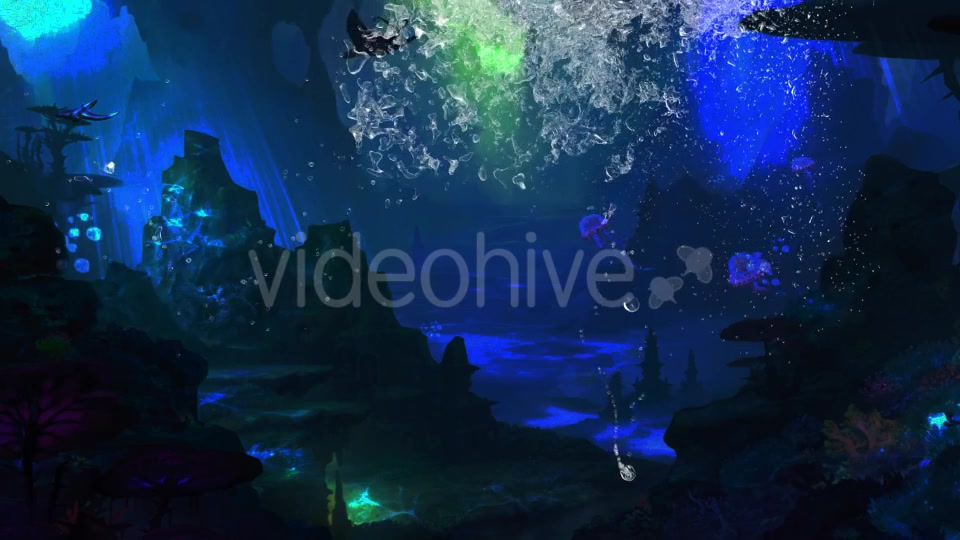UnderWater Rise Splashes Videohive 19450086 Motion Graphics Image 3