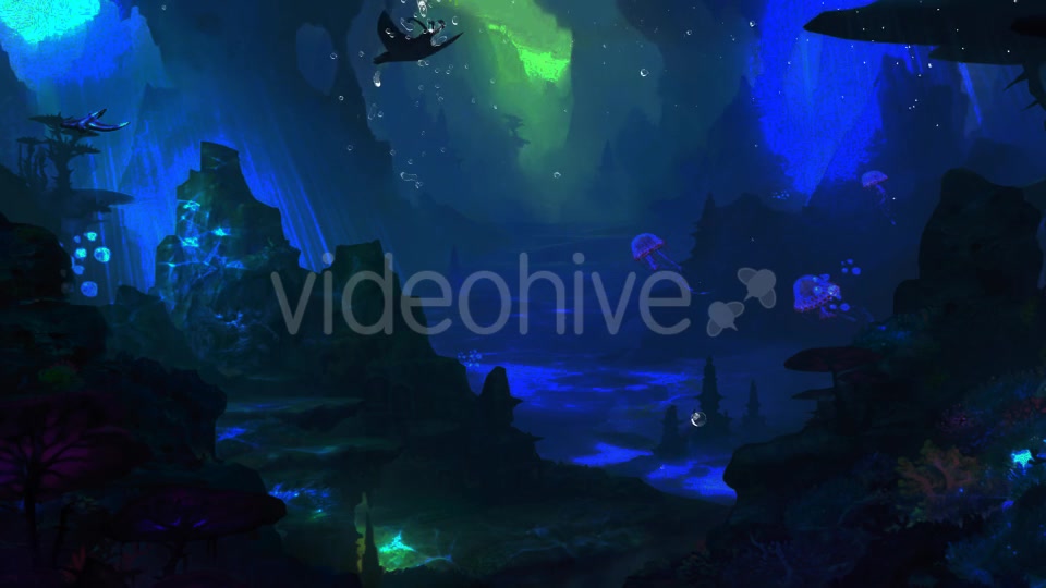UnderWater Rise Splashes Videohive 19450086 Motion Graphics Image 5