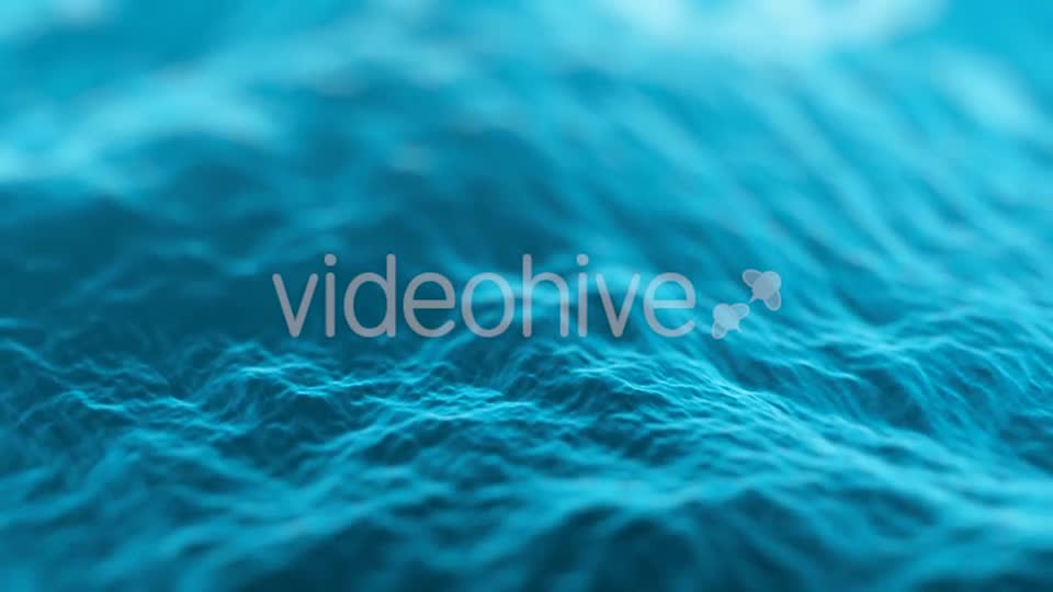 Undulating Blue Fractal Videohive 9861610 Motion Graphics Image 1
