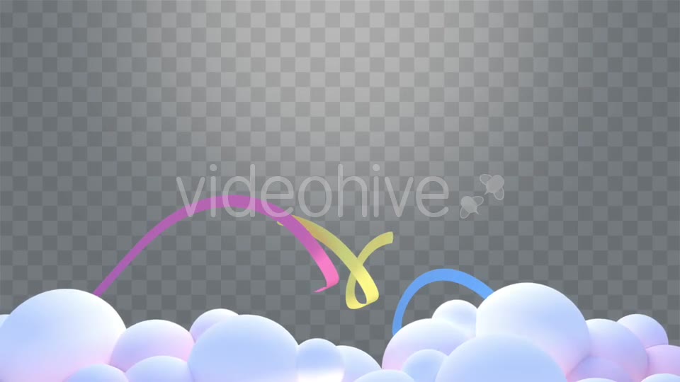Unicorn, Rainbow and Clouds Overlay Videohive 20459753 Motion Graphics Image 2
