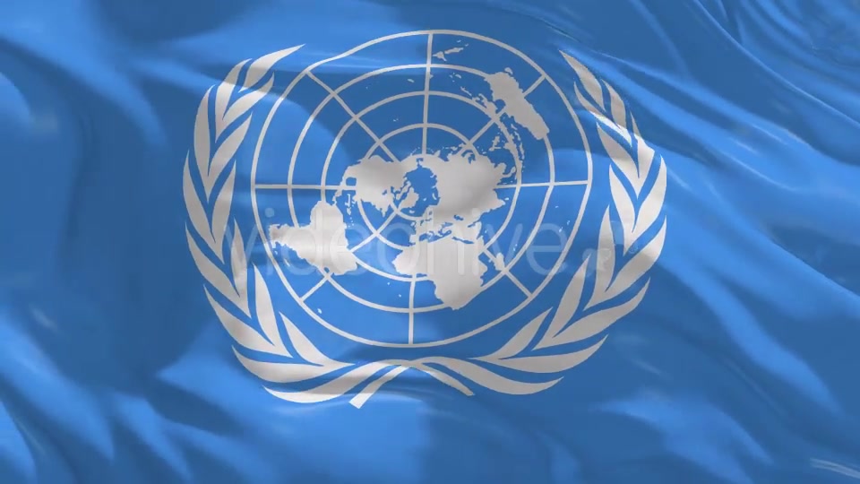 United Nations Flag 4K Videohive 16589082 Motion Graphics Image 4