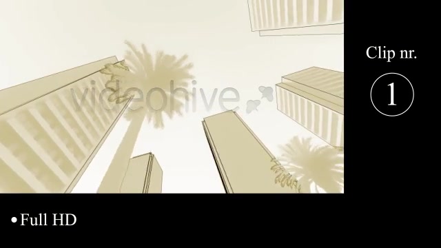 Urban Outline Backgrounds Videohive 21558893 Motion Graphics Image 5