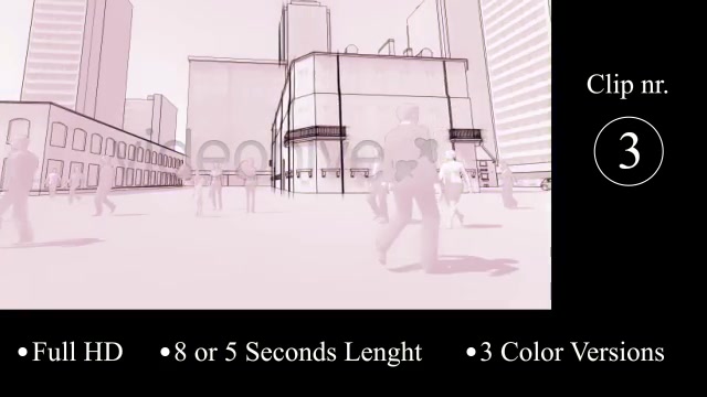 Urban Outline Backgrounds Videohive 21558893 Motion Graphics Image 8