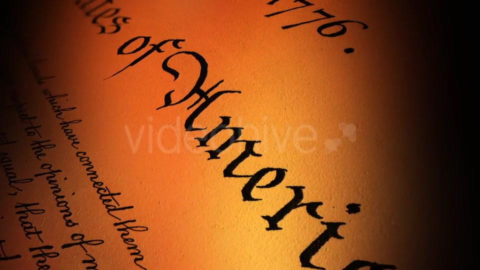 US Declaration of Independence I Videohive 21287095 Motion Graphics Image 10