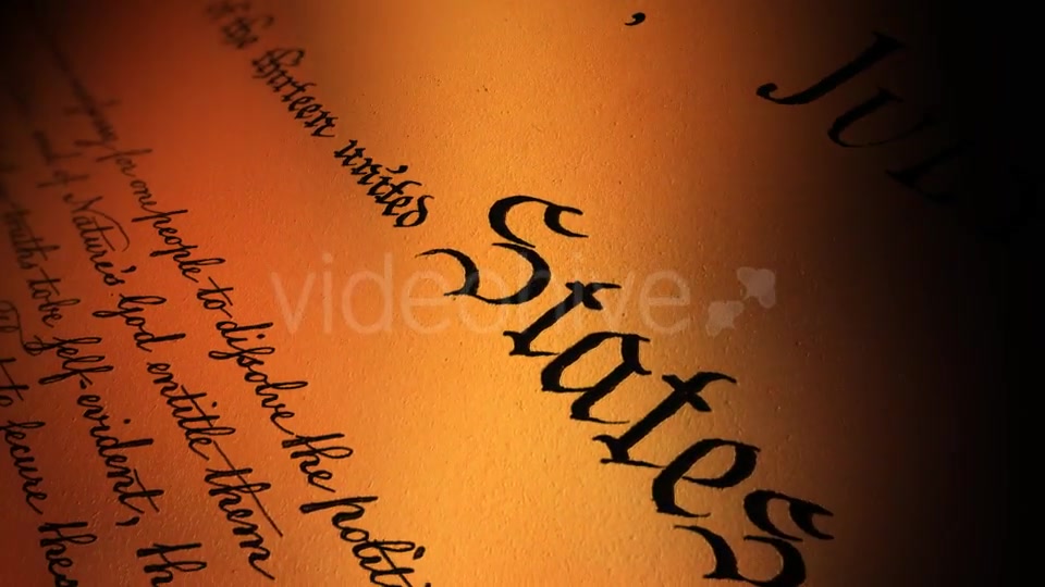 US Declaration of Independence I Videohive 21287095 Motion Graphics Image 7