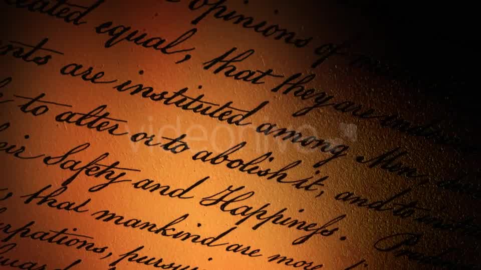 US Declaration of Independence II Videohive 21287100 Motion Graphics Image 10