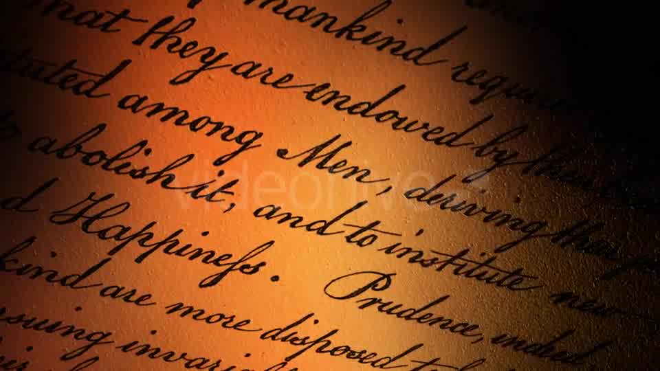US Declaration of Independence II Videohive 21287100 Motion Graphics Image 11