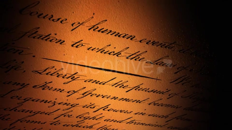 US Declaration of Independence II Videohive 21287100 Motion Graphics Image 3