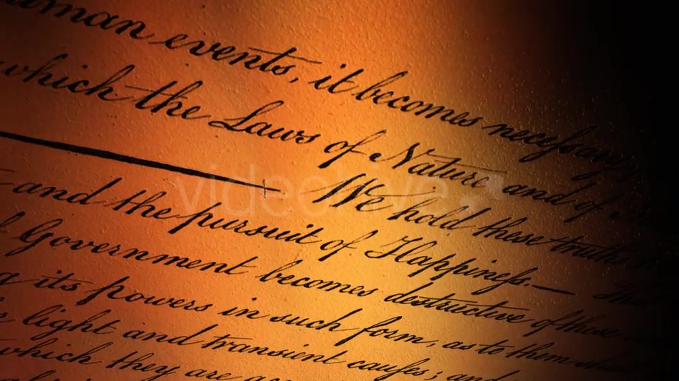 US Declaration of Independence II Videohive 21287100 Motion Graphics Image 4
