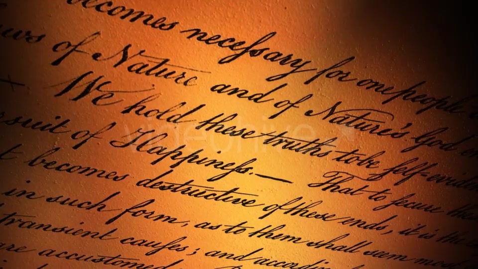 US Declaration of Independence II Videohive 21287100 Motion Graphics Image 5