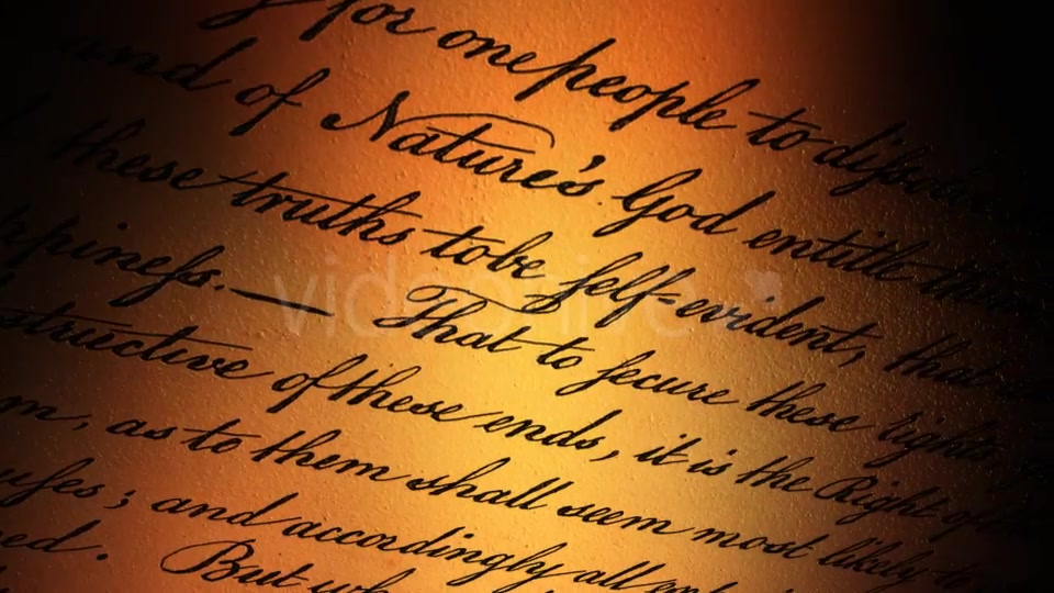 US Declaration of Independence II Videohive 21287100 Motion Graphics Image 6