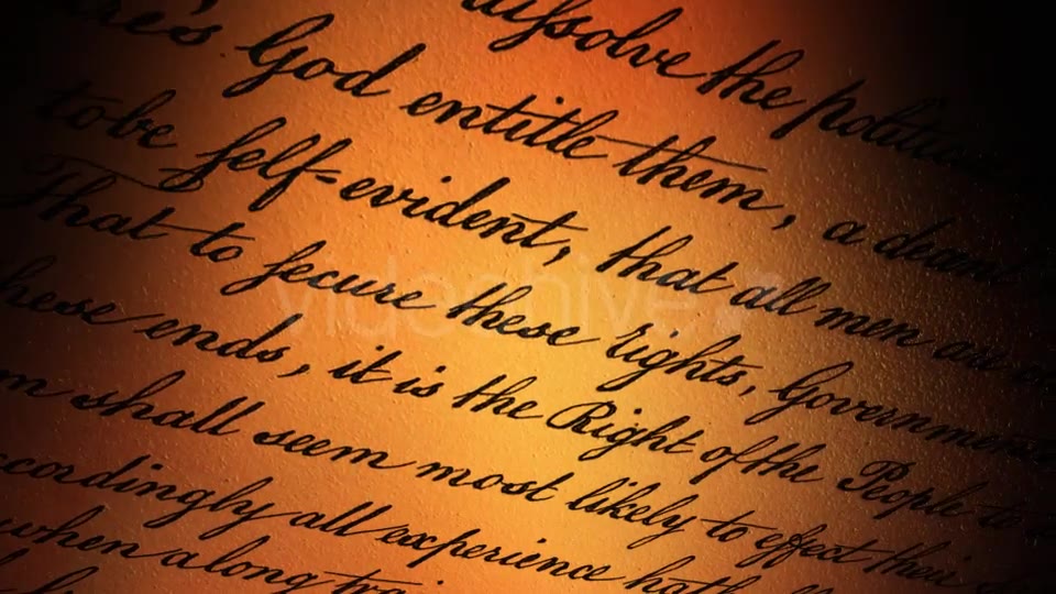 US Declaration of Independence II Videohive 21287100 Motion Graphics Image 7