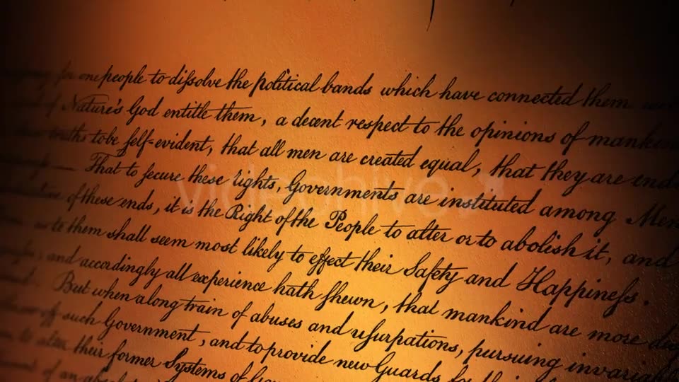 US Declaration of Independence VIII Videohive 21287121 Motion Graphics Image 2