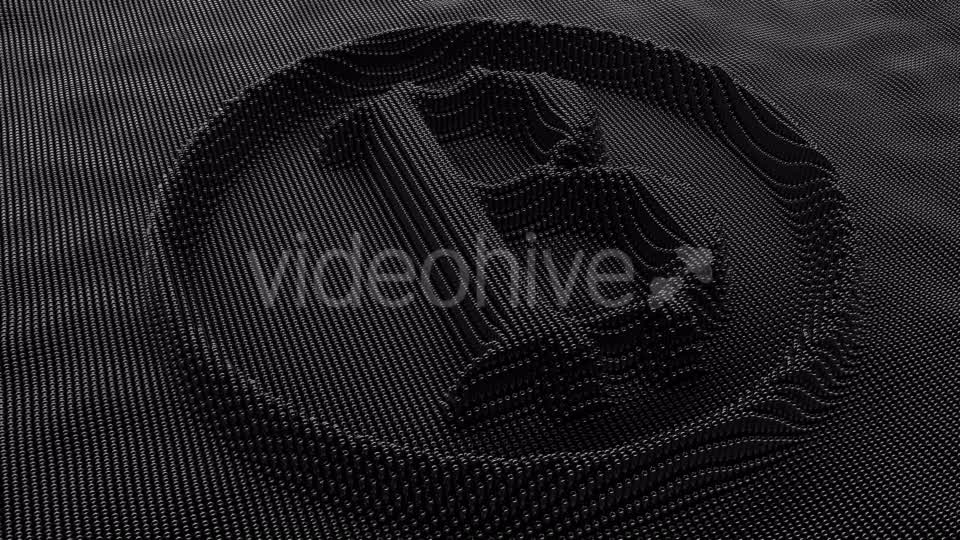 US Dollar USD Sign on Metal Pin Art Board Switching To Bitcoin BTC Symbol Videohive 20872789 Motion Graphics Image 6