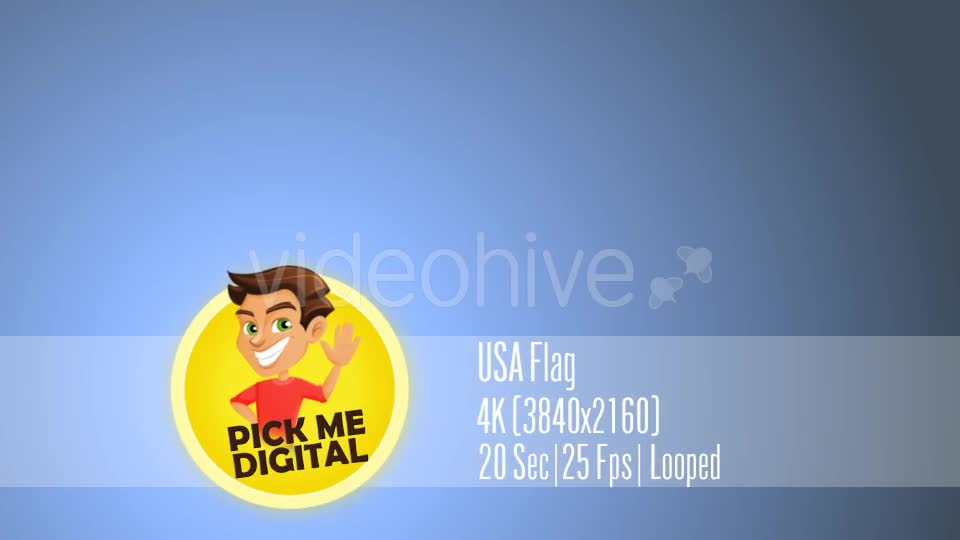 USA Flag Videohive 16538710 Motion Graphics Image 1