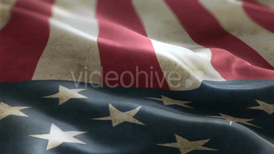 USA Flag Waving in the Wind Videohive 19873611 Motion Graphics Image 10