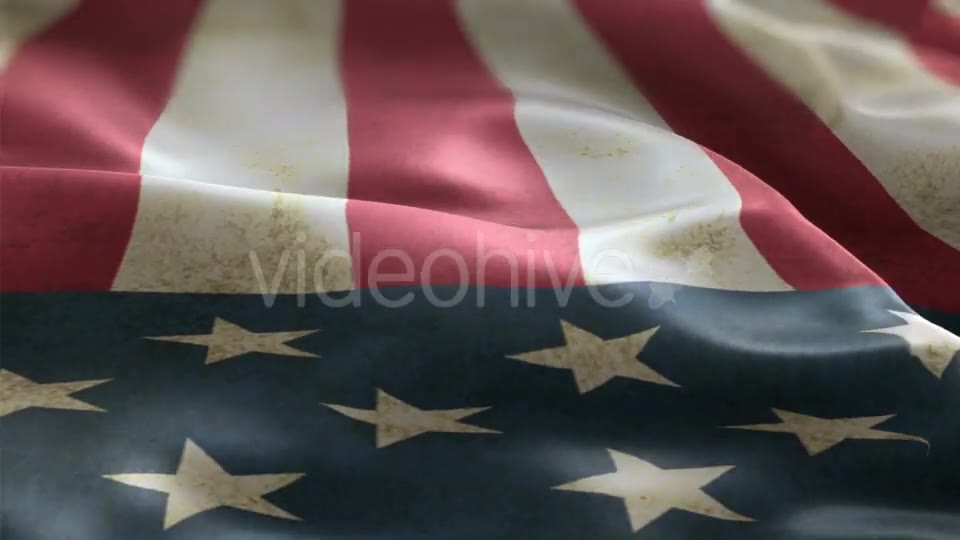 USA Flag Waving in the Wind Videohive 19873611 Motion Graphics Image 2