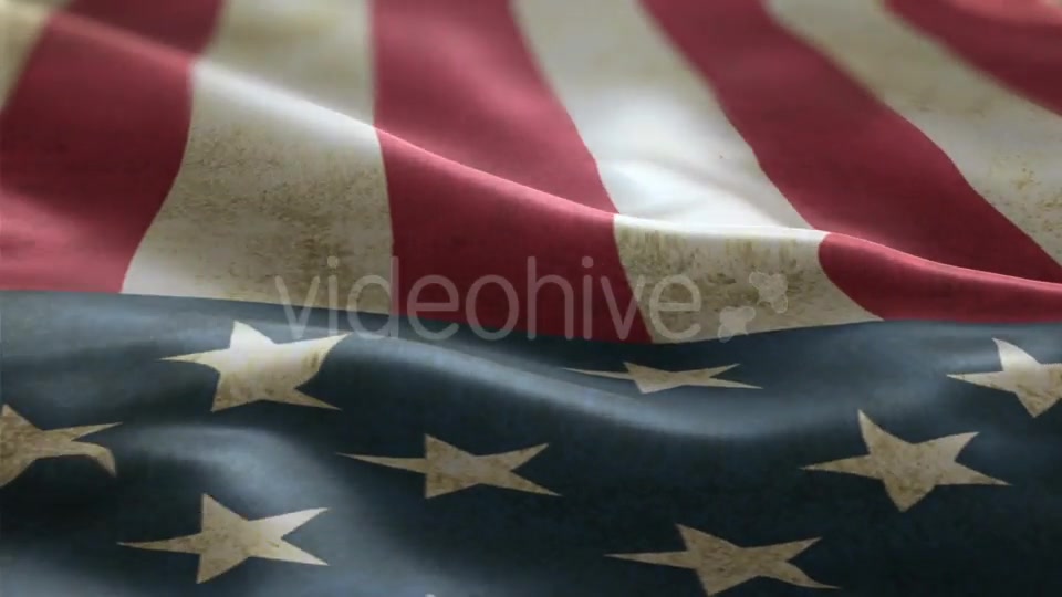 USA Flag Waving in the Wind Videohive 19873611 Motion Graphics Image 6