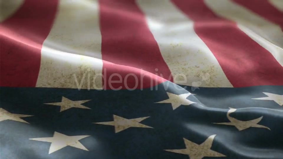 USA Flag Waving in the Wind Videohive 19873611 Motion Graphics Image 7