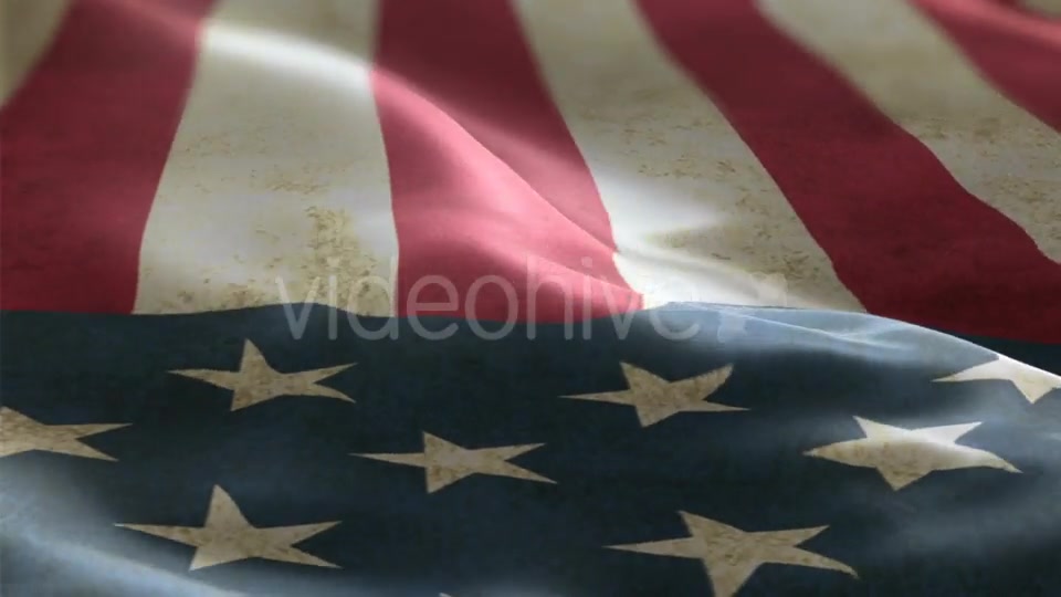 USA Flag Waving in the Wind Videohive 19873611 Motion Graphics Image 8