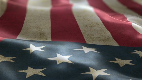 USA Flag Waving in the Wind - 19873611 Videohive Download