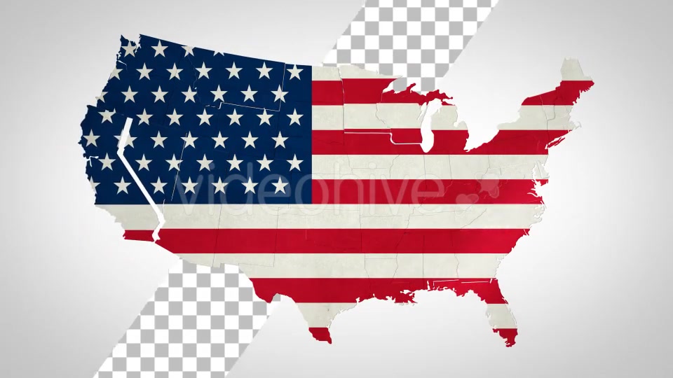 USA Map States Combine Videohive 14593027 Motion Graphics Image 6