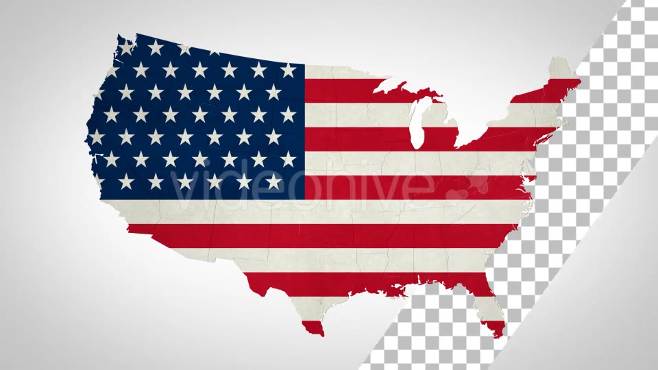 USA Map States Combine Videohive 14593027 Motion Graphics Image 7