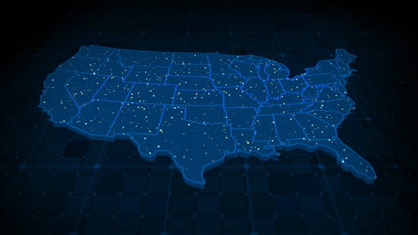 USA Map - Videohive Download 21531755