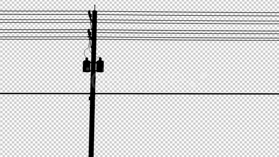 Utility Pole Silhouettes On The Road Videohive 17212323 Motion Graphics Image 8