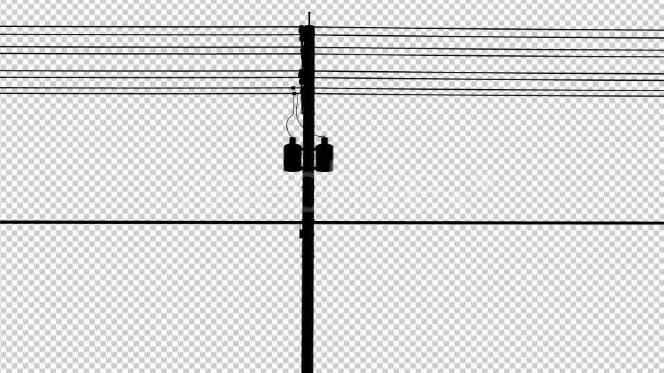 Utility Pole Silhouettes On The Road Videohive 17212323 Motion Graphics Image 9