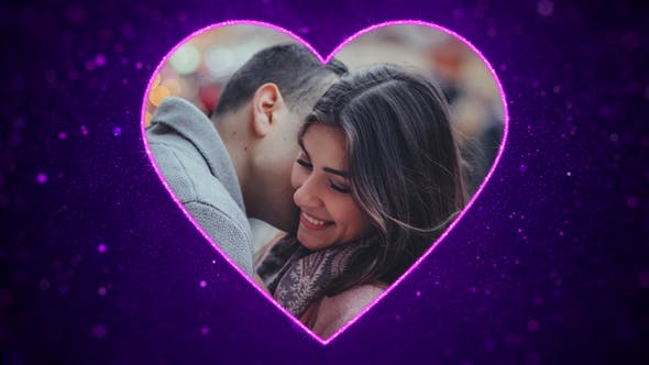 Valentine Heart Frame x 3 Colors - 21322049 Videohive Download