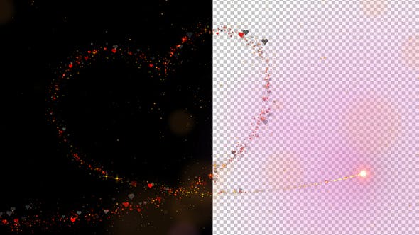 Valentine Heart Particles - 21348523 Download Videohive