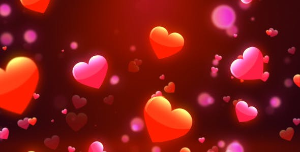 Valentine Love Hearts - Videohive Download 6669301