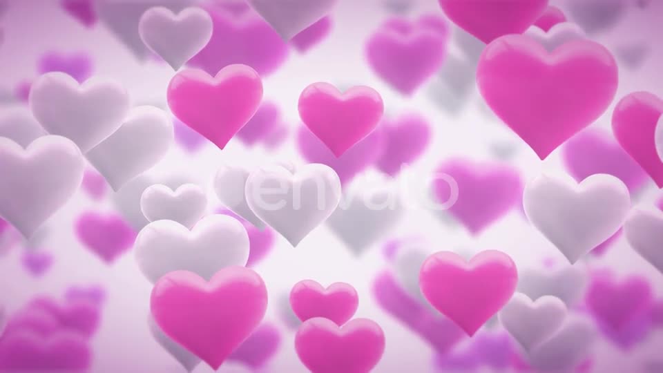 Valentines Hearts Background Videohive 23165868 Motion Graphics Image 1
