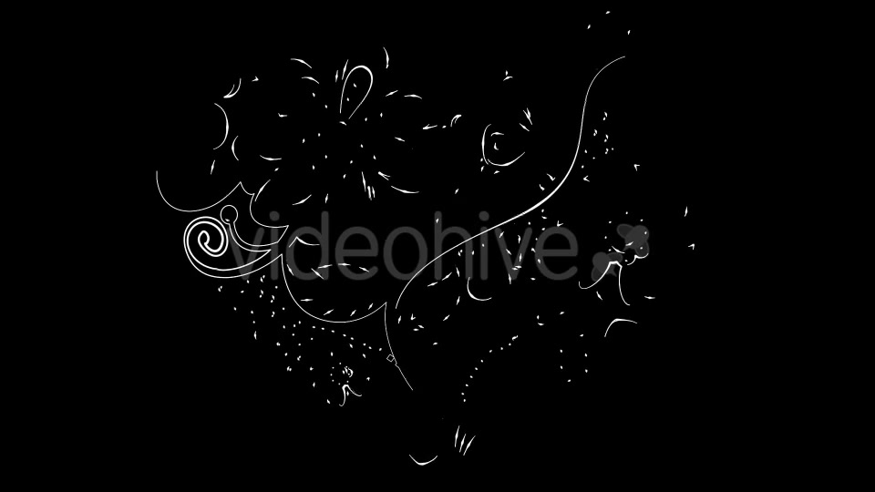 Valentines Hearts Calligrapy Videohive 14542679 Motion Graphics Image 9