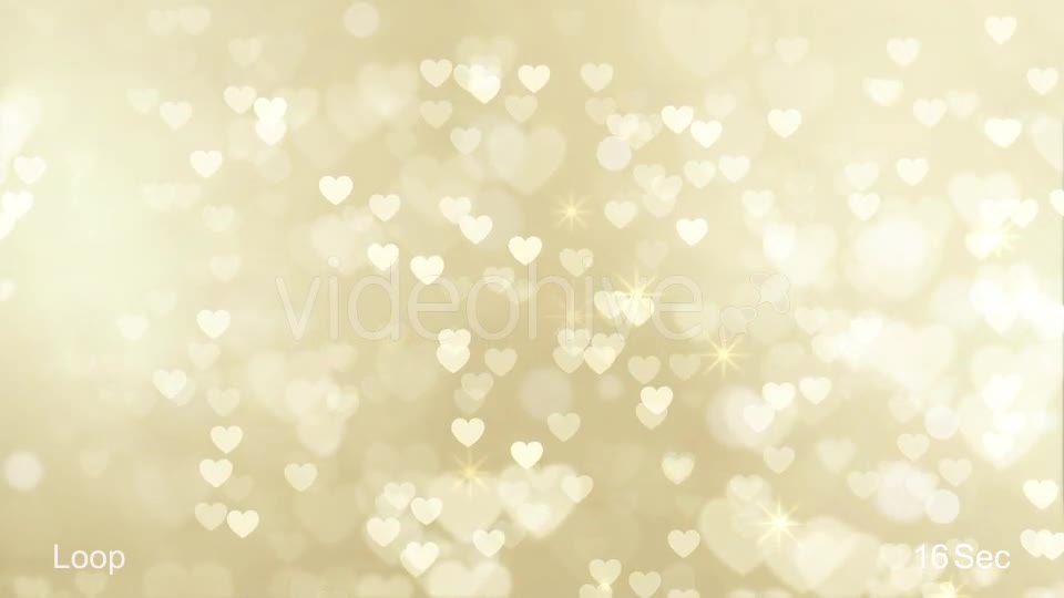 Valentines Hearts Gold 02 Videohive 21335719 Motion Graphics Image 1