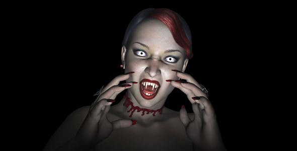 Vampire Chic Woman - 11022960 Videohive Download