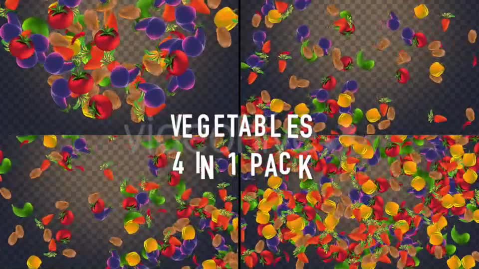Vegetables Overlays Pack Videohive 20293425 Motion Graphics Image 1