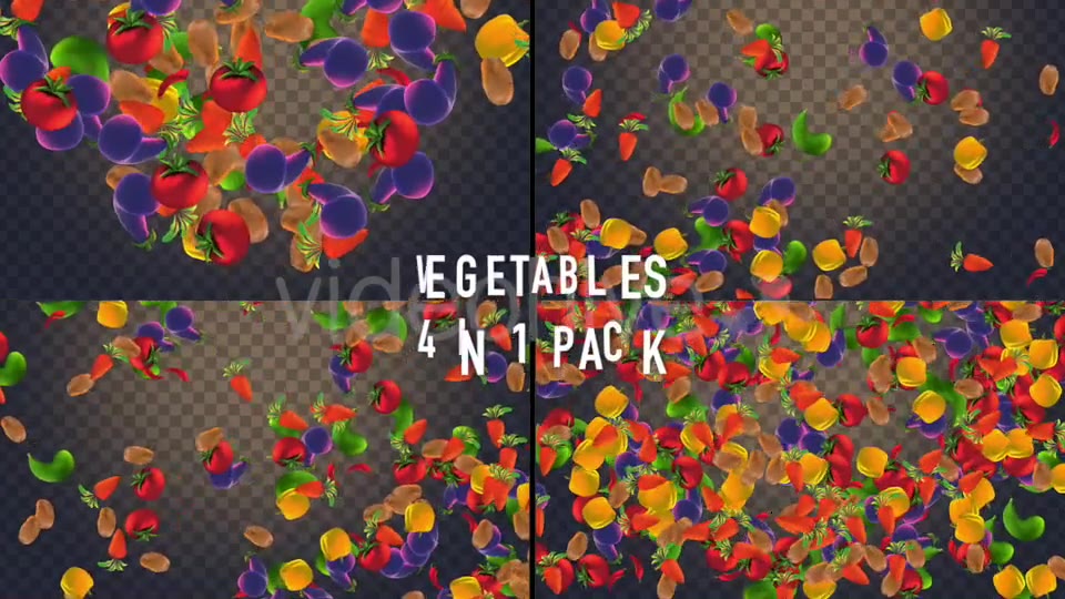 Vegetables Overlays Pack Videohive 20293425 Motion Graphics Image 3