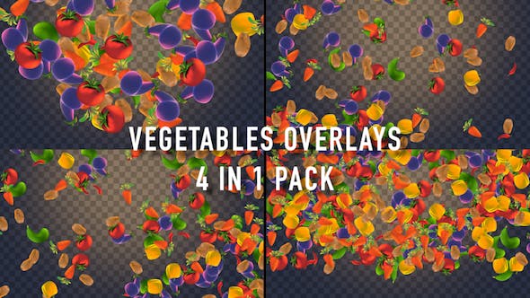 Vegetables Overlays Pack - Download 20293425 Videohive