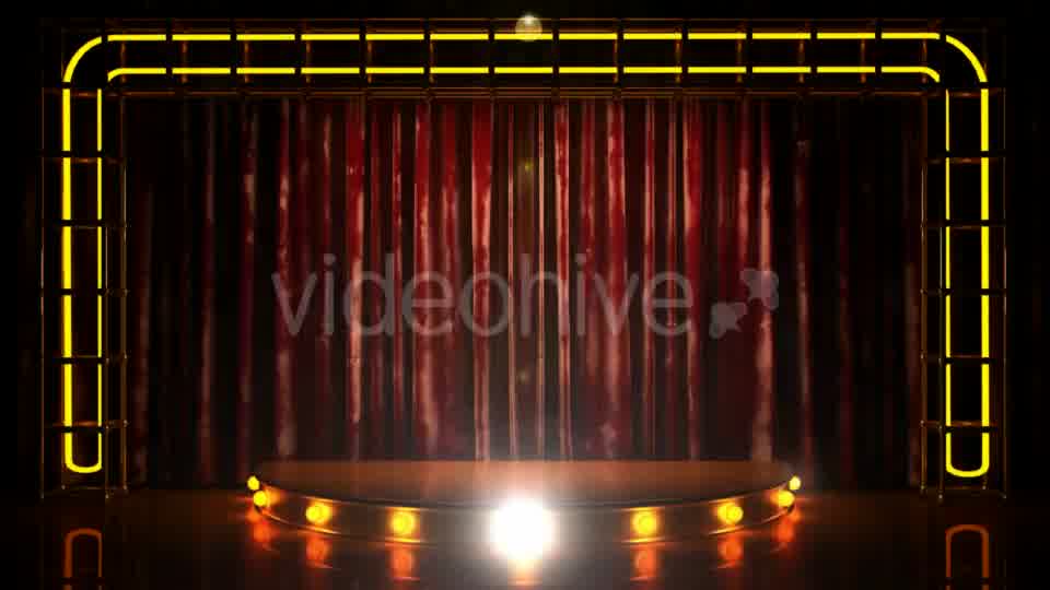 Velvet Curtain Stage With Loop Lights Videohive 18744592 Motion Graphics Image 10