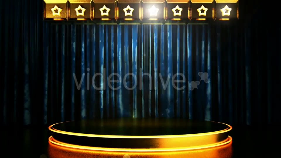 Velvet Curtain Stage With Loop Lights Videohive 18744598 Motion Graphics Image 7