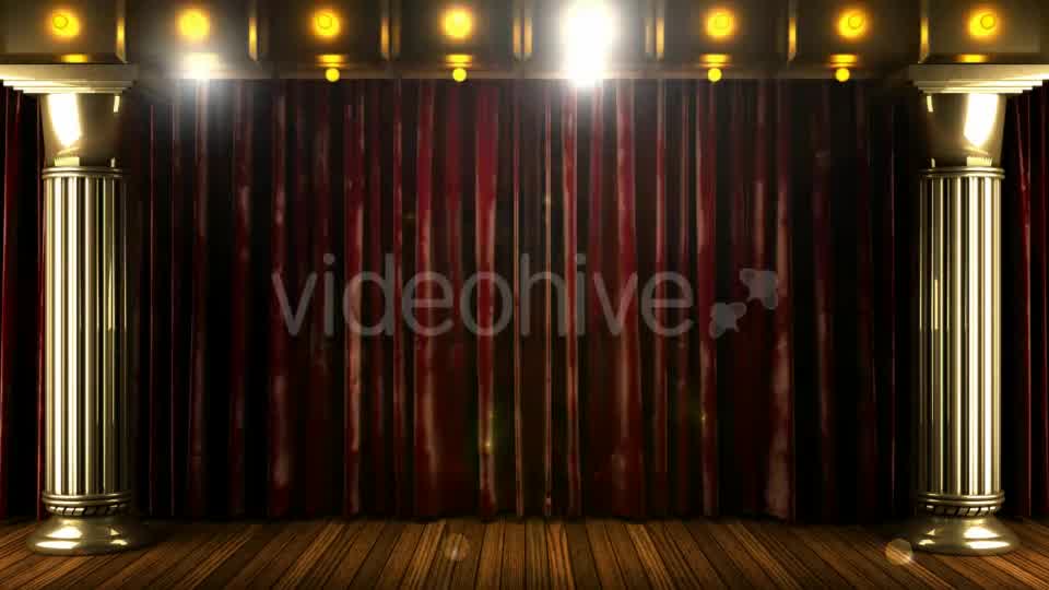 Velvet Curtain Stage With Loop Lights Videohive 18744684 Motion Graphics Image 9