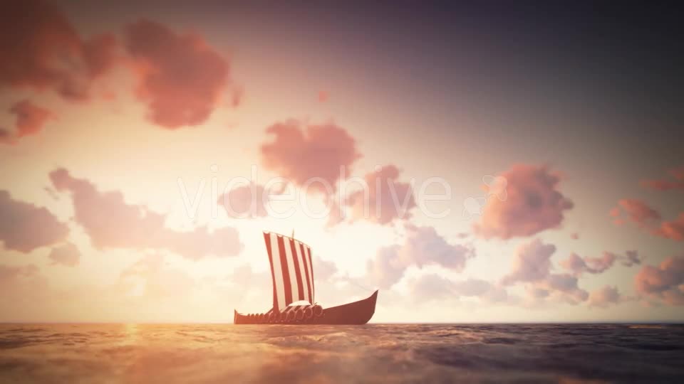 Viking Ship Drakkar Videohive 17103430 Motion Graphics Image 1