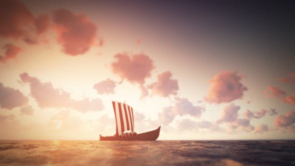 Viking Ship Drakkar - 17103430 Videohive Download