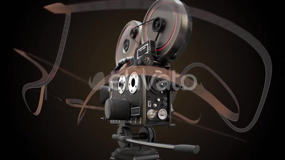 Vintage Movie Camera With Widening Shutter Videohive 21729921 Motion Graphics Image 13